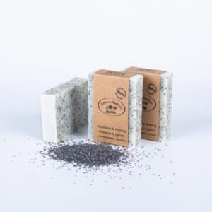 100g Eucalyptus & Poppy Seed Hand Made Soap